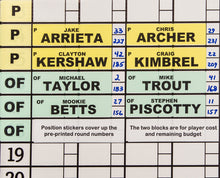 Fantasy Baseball: Auction Kit/Position Labels