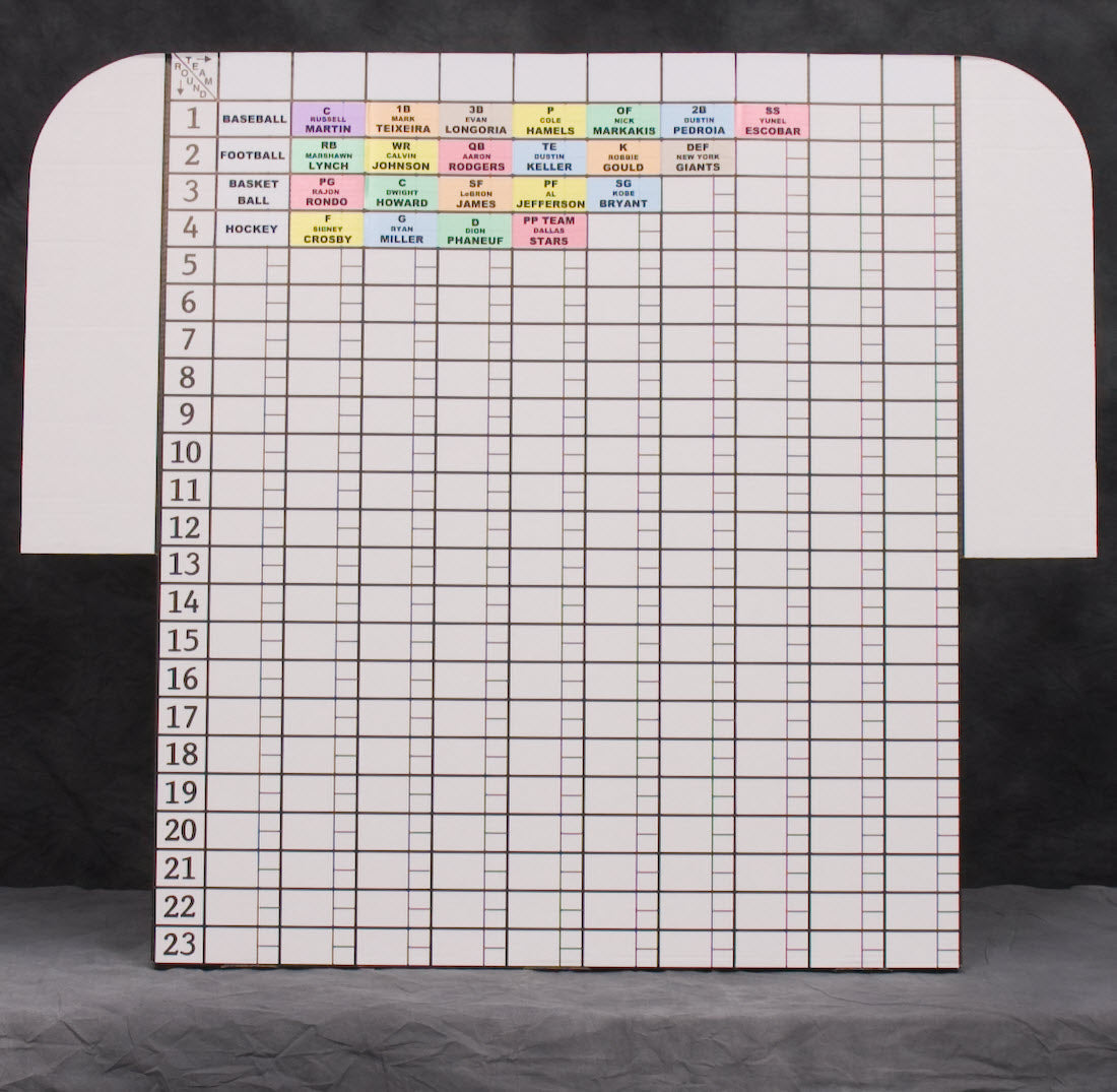 2023 Fantasy Football Draft Board and Player Label Kit