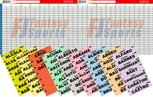 Fantasy Baseball: Poster Draft Boards + Player Labels