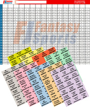 Fantasy Baseball: Poster Draft Boards + Player Labels