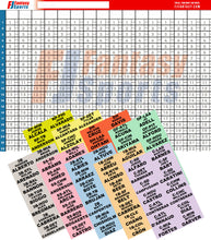 Fantasy Baseball: Poster Draft Boards + Player Labels